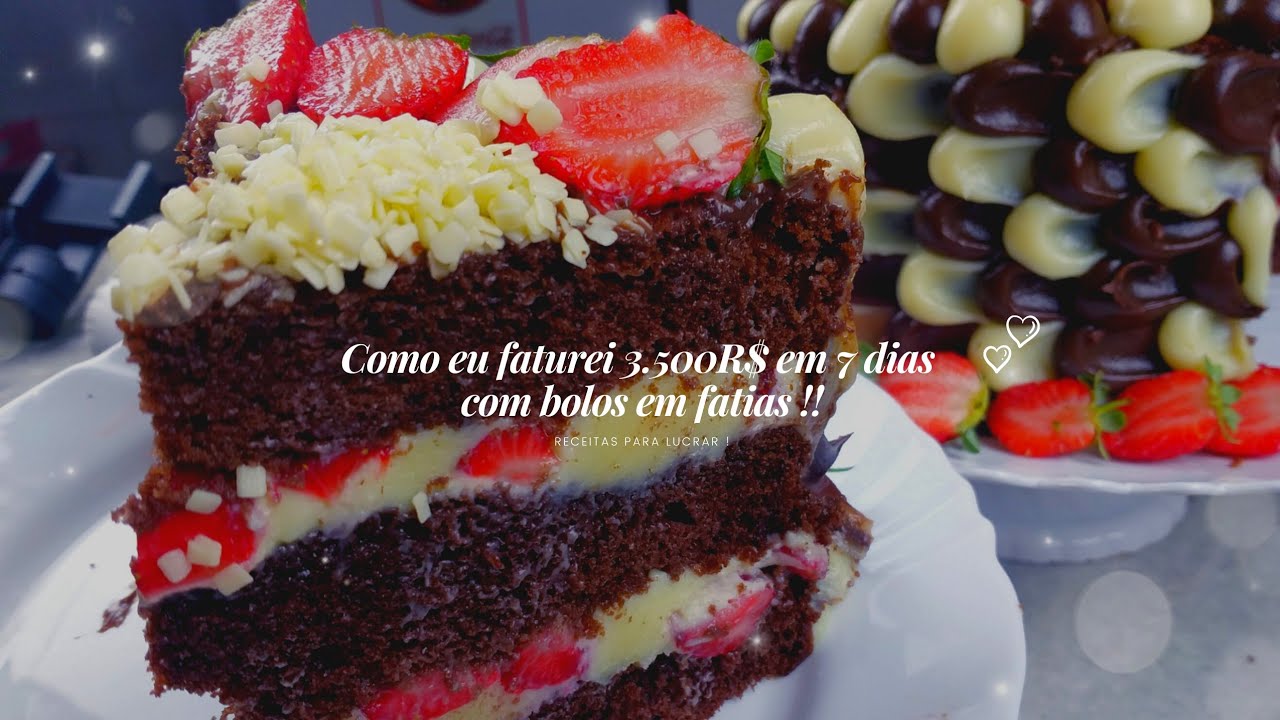 COMO EU FATUREI 3.500 R$ EM 7 DIAS COM BOLOS EM FATIAS !!
