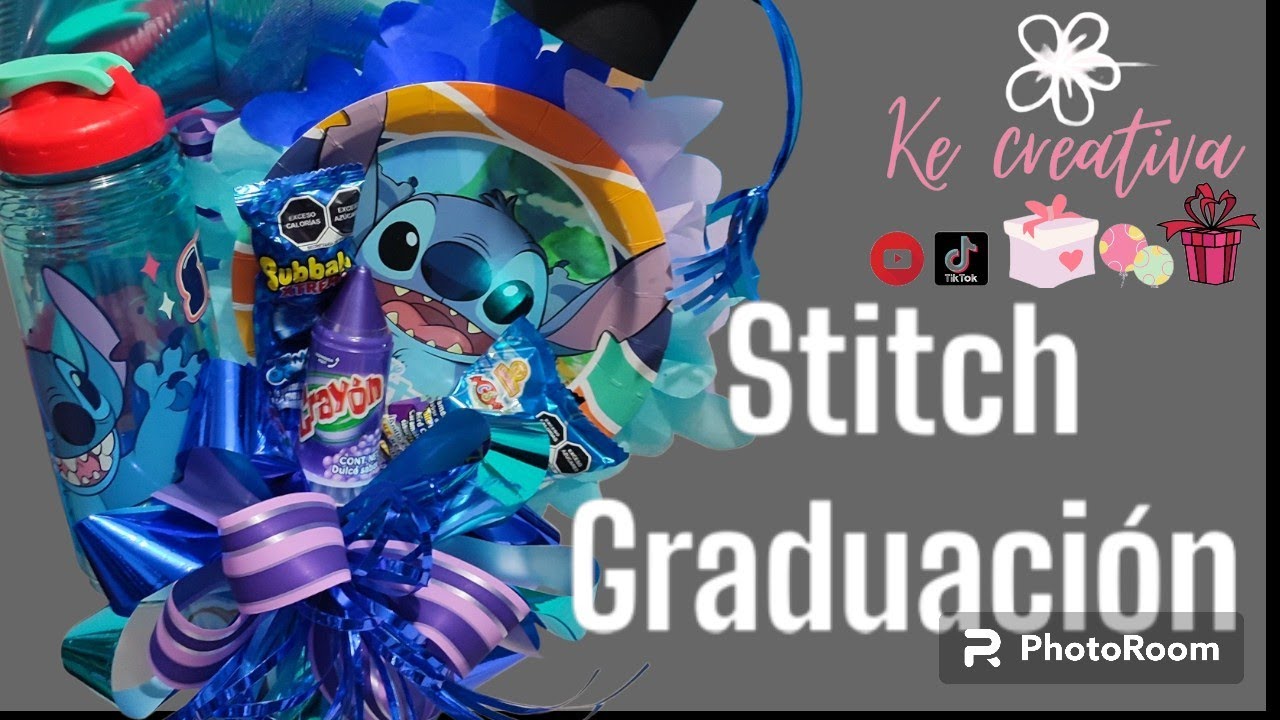 #Idea_de_regalo_para_graduación #ke creativa #stitch - YouTube