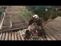панда ест бамбук The craziest Panda