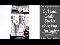 Girl with Goals Sticker Book Flip Through | Happy Planner Spring 2021 Release