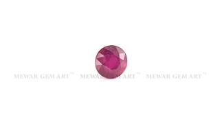 Natural Ruby Gemstone Weighing 3.99 Carat in Round Shape from Bangkok