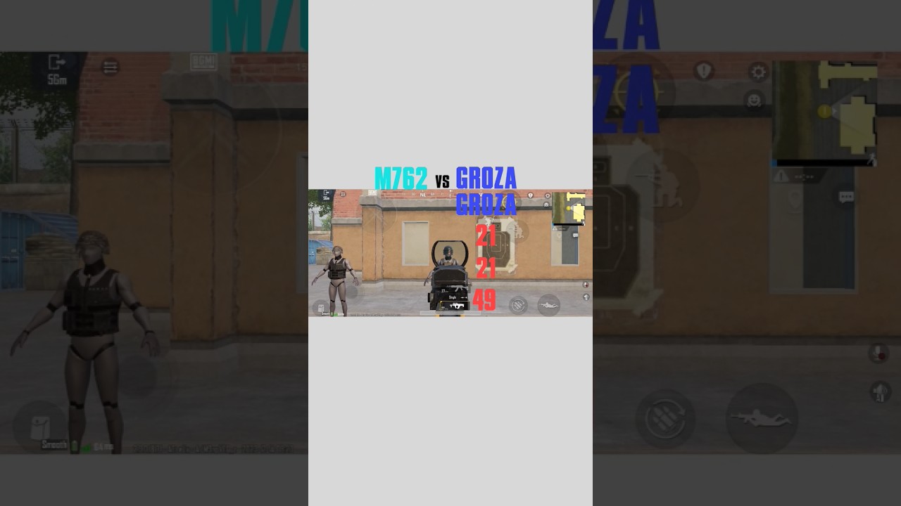 M762 VS GROZA DAMAGE TEST M762 VS GROZA COMPARISON 