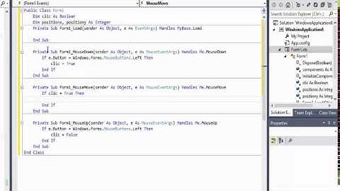 [VB.NET] Move Borderless Form Tutorial