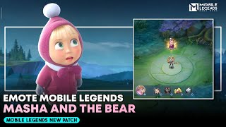 Masha kluyut-kluyut | Emote Mobile Legends Masha and the Bear