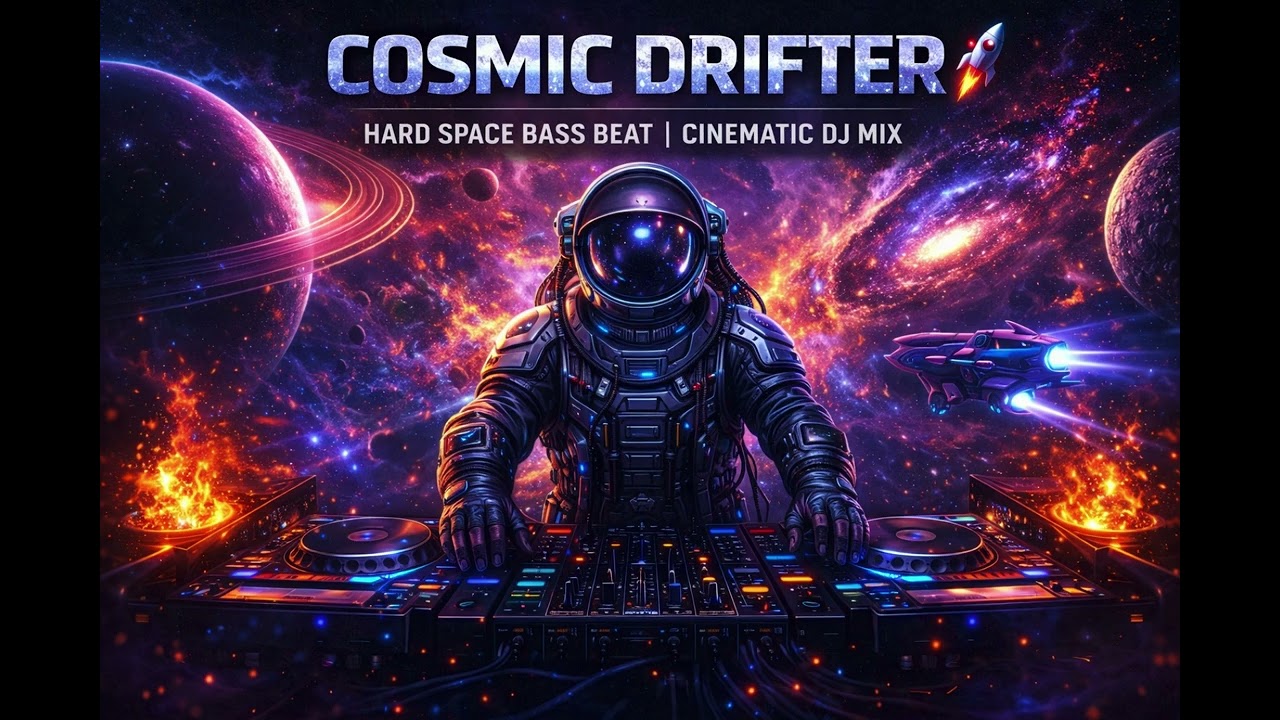 COSMIC DRIFTER 🚀 | Hard Space Bass Beat | Cinematic DJ Mix 2026