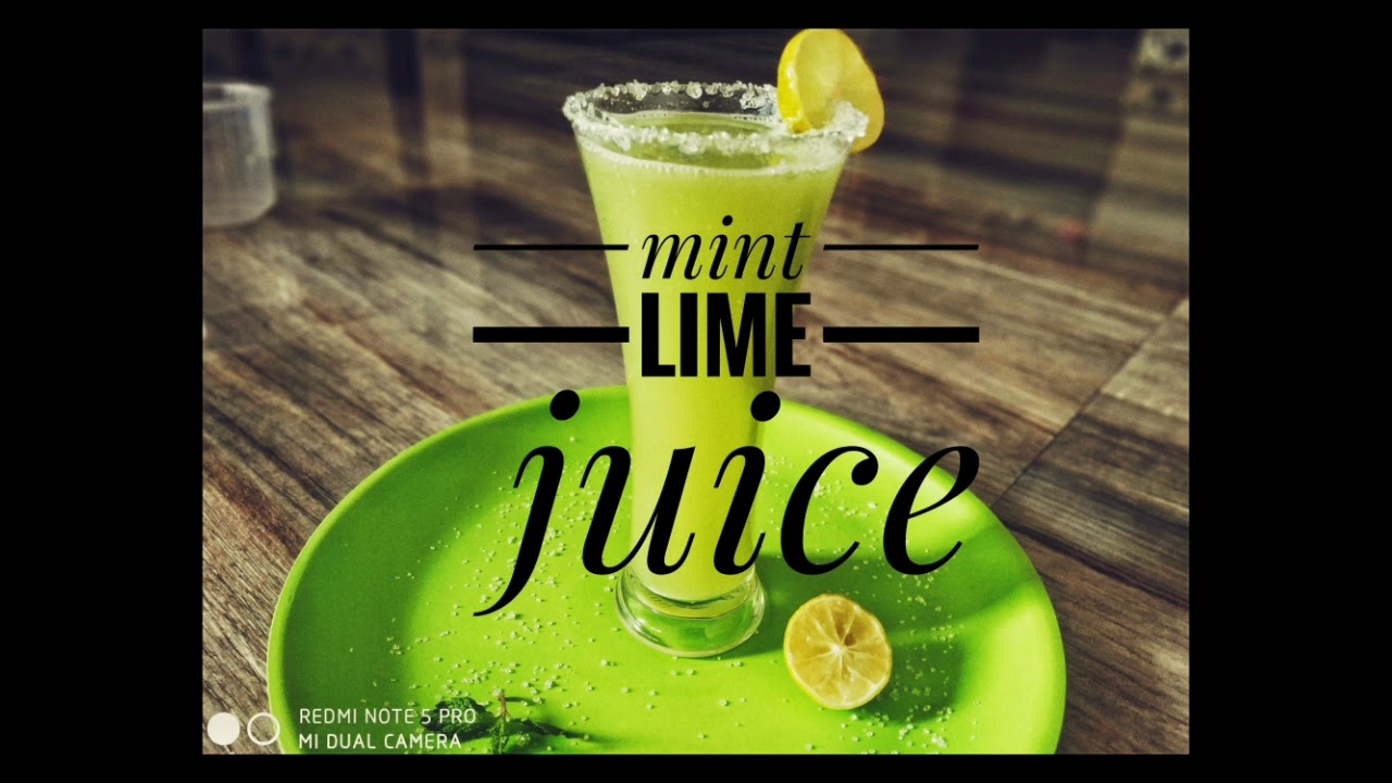 Mint lime juice mint lemon recipe healthy lime juice healthy drink YouTube
