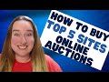 How and where to buy from online auctions for vintage collections or resell for profit