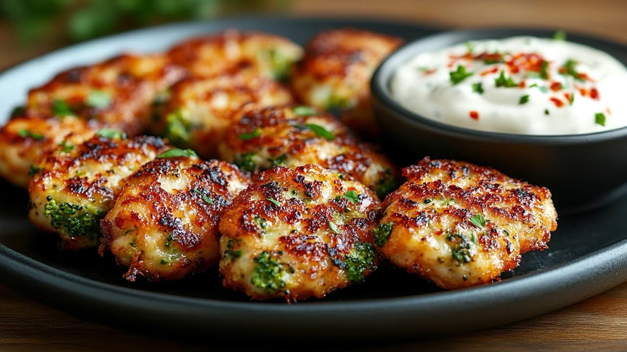 Only 4 Ingredients?! These Chicken Fritters Are Jenius!