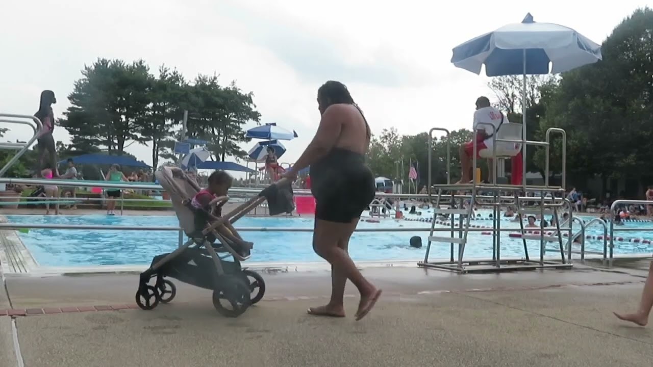 Pool day! Diving board tricks