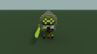 Master Yi Chibi Voxel Art | League Of Legends | LoL FanArt