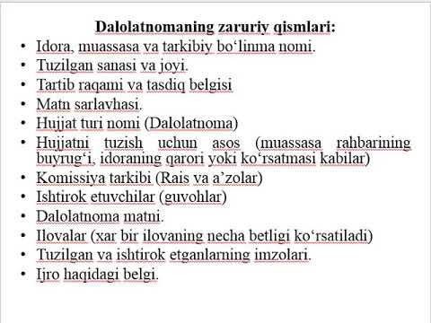 Video: Kamroq to'lash to'g'risidagi bildirishnoma qachon berilishi kerak?