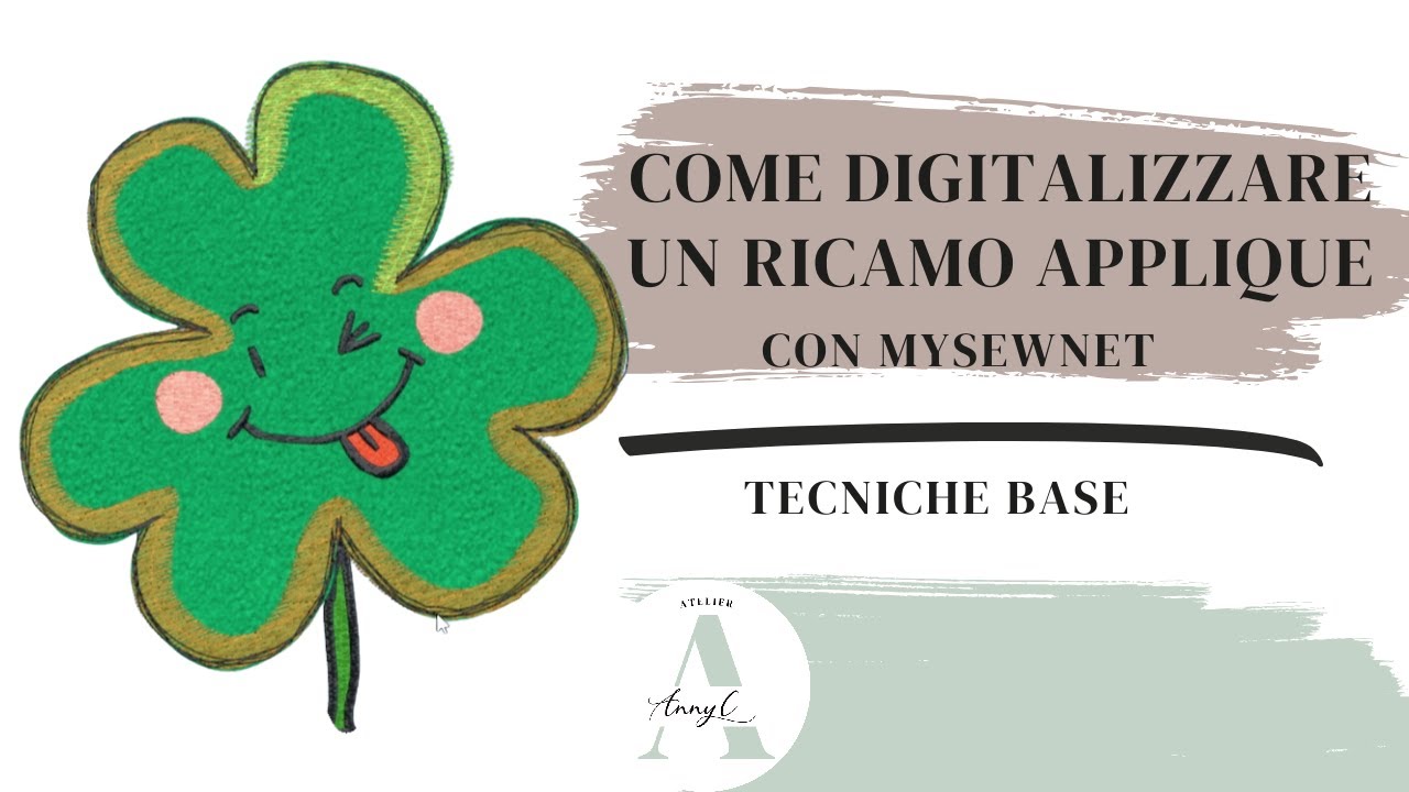 Digitalizzare un file di ricamo Applique con MySewnet. Ti mostro 2 tipi di applicazioni!