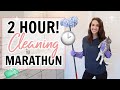 Ultimate cleaning marathon  2 hours of cleaning motivation  whole house clean with me  mom of 3