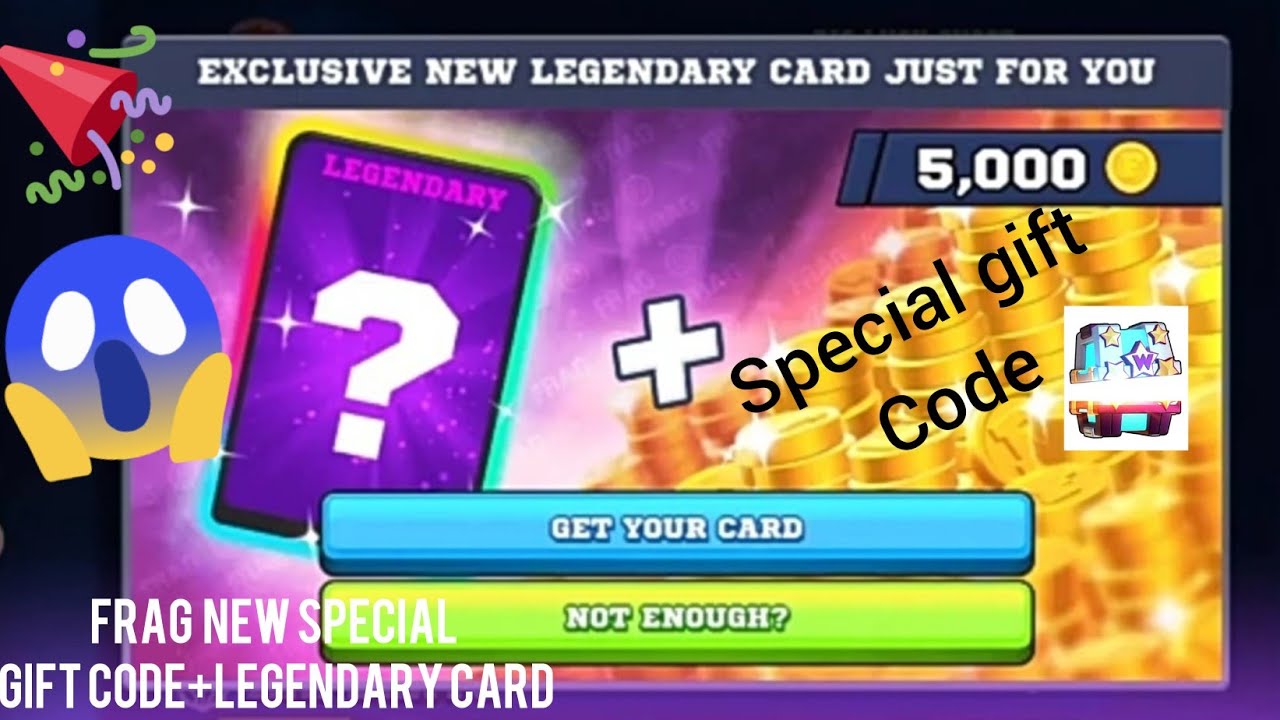 Frag Pro Shooter new special gift code 😍 + legendary card and 💎 Frag