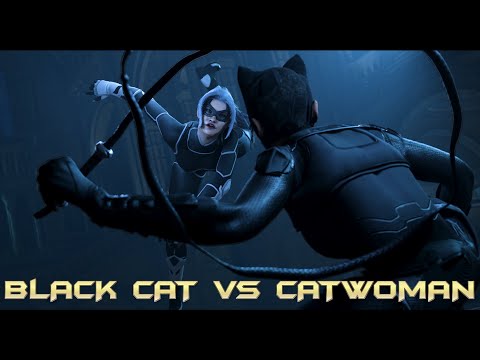 BLACK CAT VS CATWOMAN [ 3D Animated Short Film ]