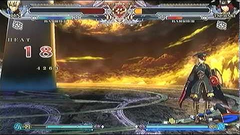 Blazblue CS2 : Rafsteak (Jin) VS Dix (Tsubaki)