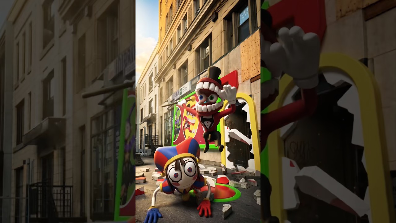 Pomni x Caine 👀 Digital Circus 🎪 #animation #digitalcircus #pomni #caine