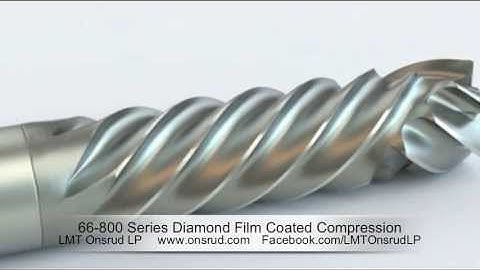 66-800 Series Solid Carbide Compression Endmills for Routing Composites Video by LMT Onsrud