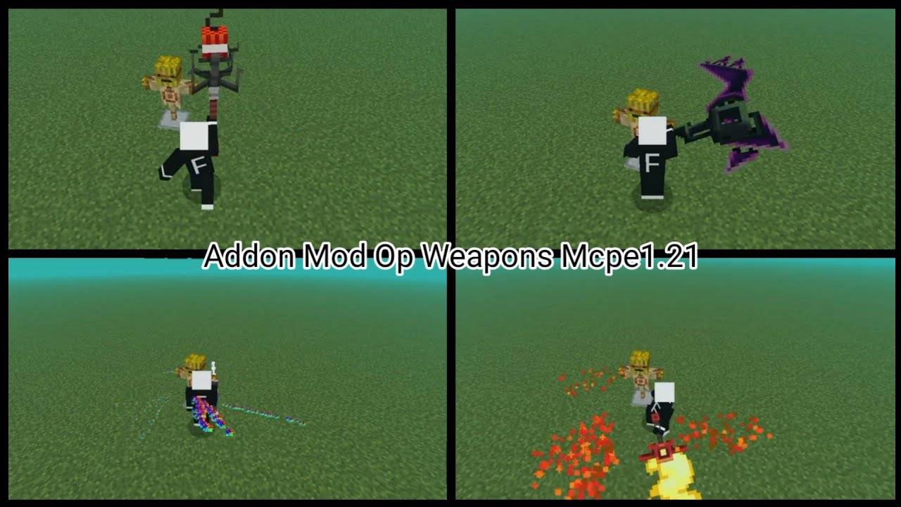 Op Weapon Java Mod Minecraft Addon Mod Op Weapons Mcpe 1.21 - YouTube