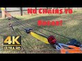 3 pulling stumps with snatch block pulleys and 421 mechanical advantage 4k 60fps