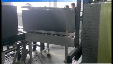 Automatic styrofoam eps sheet packing machine with film for sale