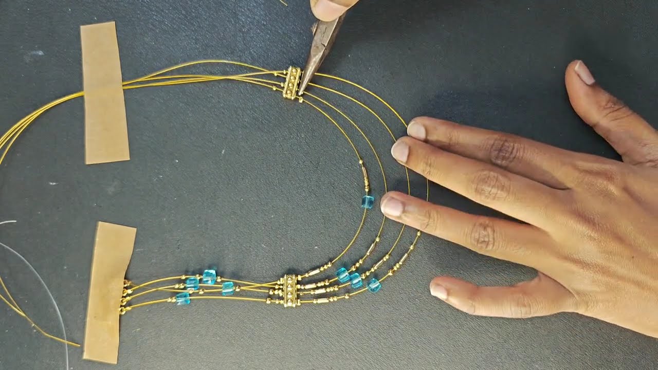 Invisible Necklace 4 Layer 💙