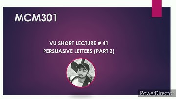 MCM301 lec 41 | vu short lecture no. 41| lectures in urdu by Ahmad raza