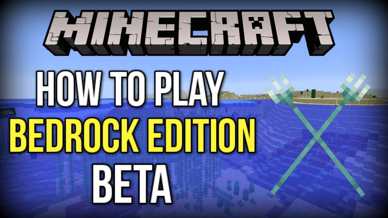 How to PLAY Minecraft Bedrock Edition Beta (Update Aquatic 