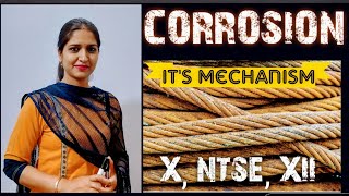 Corrosion|Types of corrosion|Mechanism Of Rusting|Cathodic protection|Corrosion of iron,copper|X,XII