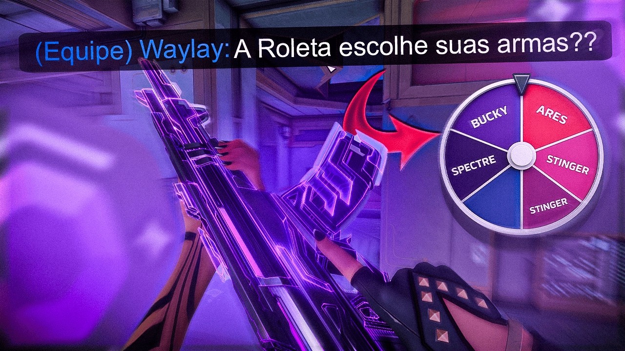 Ganhei um COMPETITIVO só com ARMA RUIM… (a roleta escolheu)