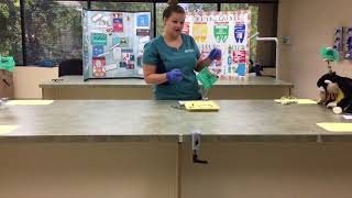 COM 115 Speech- Preparing, placing, and removing a dental dam