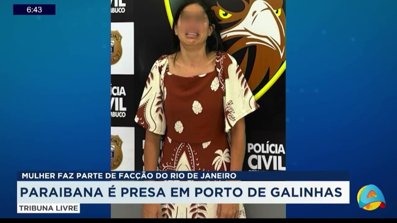 Tribuna Livre - Paraibana é presa em Porto de Galinhas