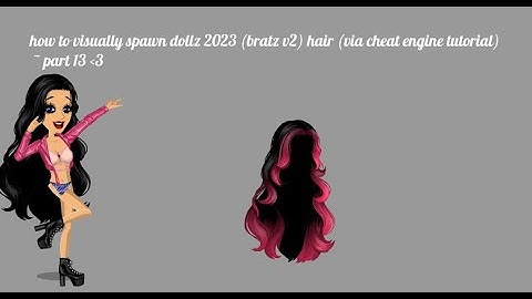 How To Spawn/Visually Glitch Dollz 2023 Dpack Hair (Via Cheat Engine - Part 13)