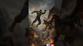 Hulk vs dragon bettal #ai #aishorts #ipl #bettal combo z catoon