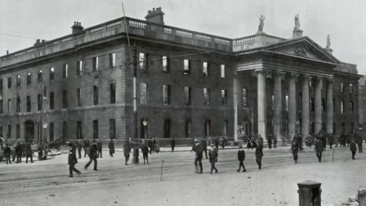 Real Archival Footage from 1916 Easter Rising, Dublin