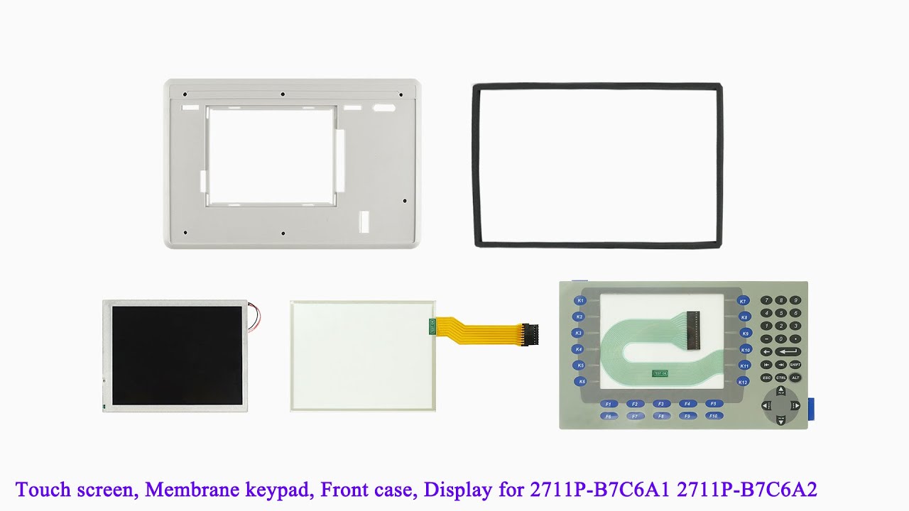2711P-B7C6A1 2711P-B7C6A2 Plastic Case, Touch screen, Membrane keypad, LCD for PanelView Plus 700