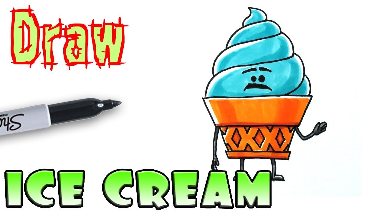 How to Draw Ice Cream Emoji Movie YouTube