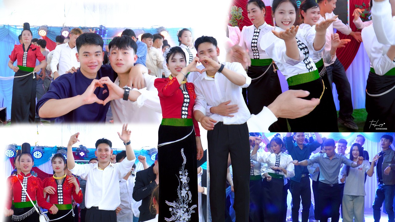 NHẢY SẬP SÀN CÙNG DANCER SÔNG MÃ MỪNG ĐÁM CƯỚI ( ĐỨC VĂN & HÀ THUẬN ) TẠI BẢN BÓ LẠ - CHIỀNG CANG.