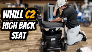 Discover the New High Back Seat Upgrade for WHILL C2 Powerchair: Enhanced Comfort & Support!