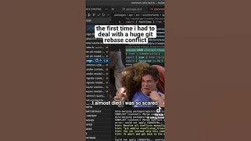 First time dealing with git rebase conflict #code #coding #programming #java #javascript #cpp #js
