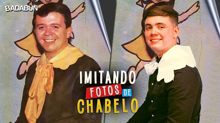 Imitando fotos de Chabelo. Te amo abuelo