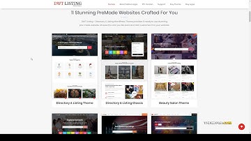 DWT - Directory amp Listing WordPress Theme