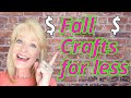 FALL CRAFT WITH ME Part 1- Fall Decorate on a Dime Decorate with Me!
