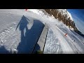 Snowboard en Piau-Engaly del Pirineo francés. Bajada del Pic de Piau.