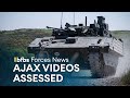 Do Ajax videos show new armoured fighting vehicle problems?