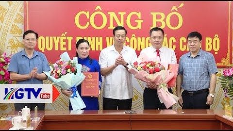UBND tỉnh công bố quyết định về công tác cán bộ - Ngày 12/11/2024