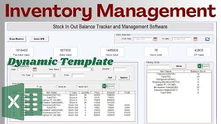 Inventory Management Template in Excel VBA | Free Download