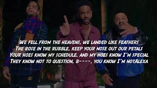 DJ Khaled - Jealous ft  Chris Brown, Lil Wayne, Big Sean (Clean Lyrics)
