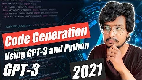 AI that generates Python, SQL code Tutorial using GPT 3 and Python 2021