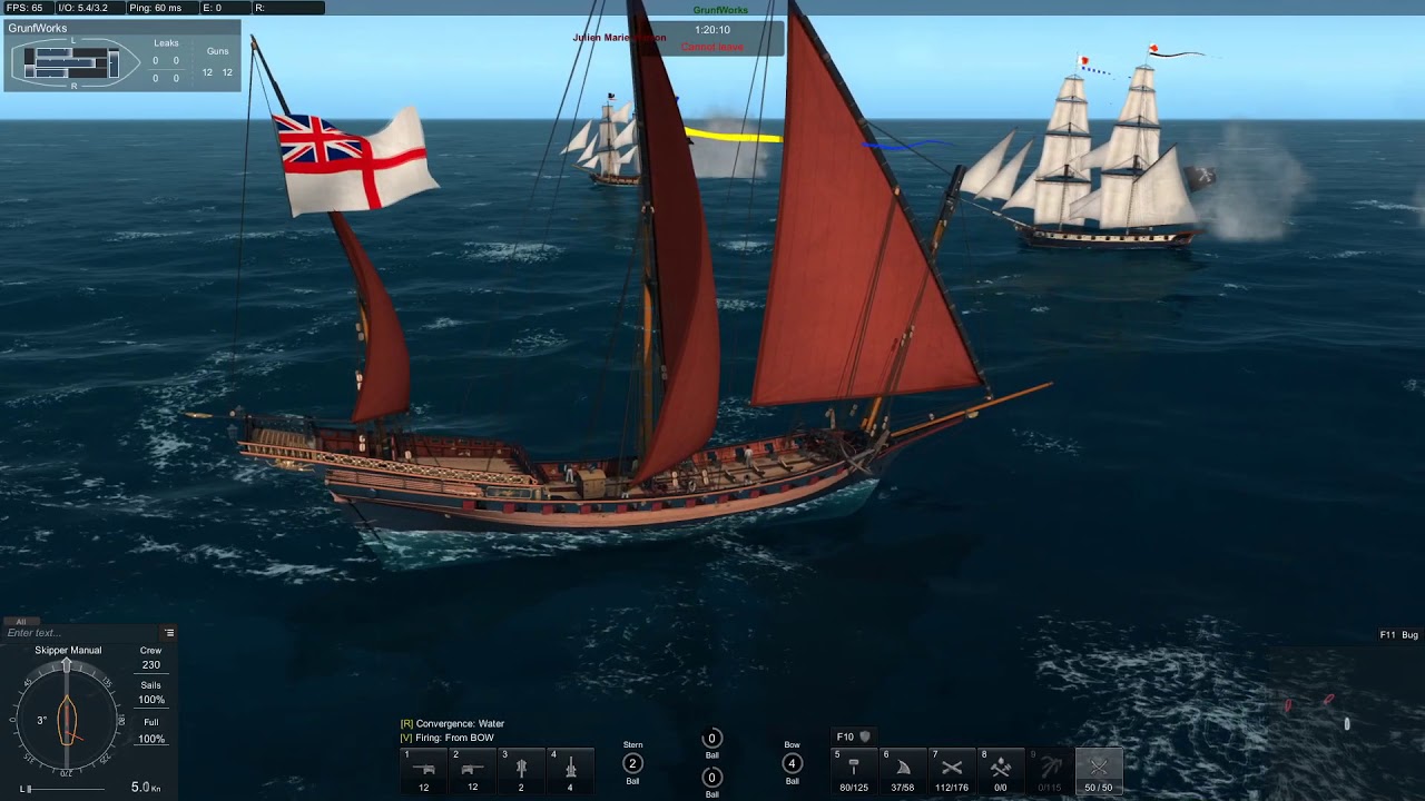 Naval Action Battles Le Requin vs Mercury and Brig YouTube